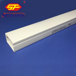 <span class=keywords><strong>Telecom</strong></span> Wire Chute 25x16 PVC Trunking eléctrico PVC Cable Corrector - Product Image 1