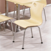 Ensemble de table à manger moderne pour restaurant, 4 places avec chaises