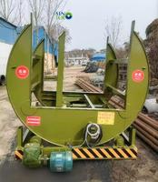Machine automatique de retournement de panneaux en bois, machine de retournement de panneaux en contreplaqué avec moteur et roulements