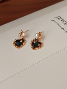 Pendientes Retro y Elegantes para Mujer, Joyería de Moda, Pendientes Colgantes que Expresan Amor Sencillo - Product Image 4