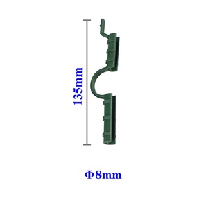 Clips de fixation pour tubes de serre en <span class=keywords><strong>plastique</strong></span> de 8, 11, 16, 20 mm, clips de fixation pour film d'ombrage, boucle de fixation pour filet, pince - Product Image 3