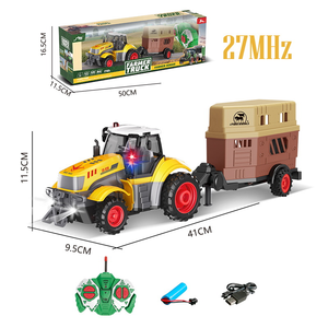 <span class=keywords><strong>Camion</strong></span> Giocattolo SINO 27MHz Scala 1:24 Trattore R/C a 4 Canali con Rimorchio Ribaltabile e Luci <span class=keywords><strong>Camion</strong></span> Agricoli - Product Image 5