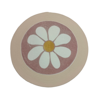 Handgemachter Boho Round Rope Rug Plüsch teppich mit Muster für Home Decor Teppich