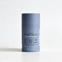 Tube cylindrique en papier recyclable de qualité alimentaire avec logo personnalisé pour l'emballage de flacons de suppléments de vitamines