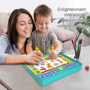 Samtoy nuovo arrivo 10 carte bambini giocattoli educativi per l'apprendimento giochi abbinati carte Flash Smart <span class=keywords><strong>E</strong></span> Book Intelligence Book For Toddler - Product Image 3