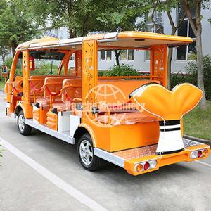 รถชมวิวไฟฟ้า 17 ที่นั่ง กำลังไฟ 1500 วัตต์ ระยะทางวิ่ง 100 กม. ฟังก์ชั่นหลากหลาย สำหรับขนส่งสนามบิน ราคาโรงงาน - Product Image 3