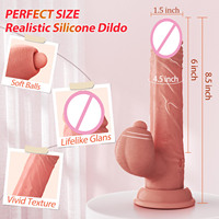 Fonction de chauffage Pulsation Léchage Poussée Gode Vibrateur Sex Toy Réaliste Silicone G Spot Anal Godes Sex Machine Pour Les Femmes