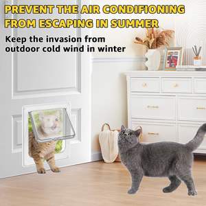 Vente en gros OEM 4 voies verrouillage magnétique chatière pour maison villa appartement intérieur économie d'énergie personnalisable automatique rabat pour animaux de compagnie - Product Image 6