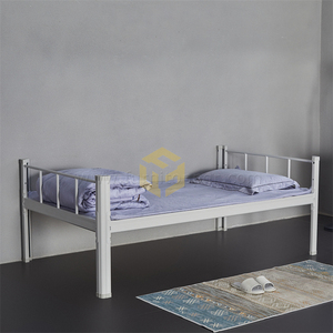 Khung thép rèn sắt ký túc xá giường Kim Loại thực tế khung giường thép đơn - Product Image 4