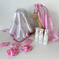 Boîte à perruque rose fantaisie de haute qualité en carton, avec bonnet en satin et sac à main, emballage personnalisé avec logo pour parfums et articles ménagers