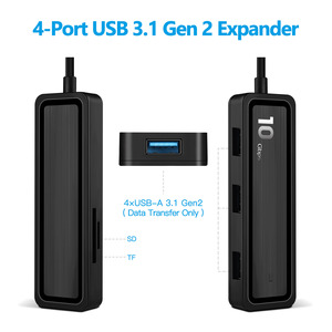 Cross-Biên Giới Mới USB C 6 1 Combo Loại C SD/Mini SD Đầu Đọc Thẻ 10Gbps USB 3.1 Gen2 Truyền Dữ Liệu USB Gen 2 Hub Trong Kho - Product Image 2