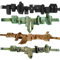 Ceinture Tactique Multifonctionnelle Robuste pour Sécurité et Service, avec Étui et Pochette pour Lampe Torche, Kit Utilitaire – Vente en Gros