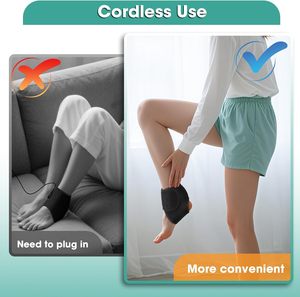 Masajeador de Pies Inalámbrico Recargable por USB con Compresa Caliente y Vibración para Fascitis Plantar - Product Image 2