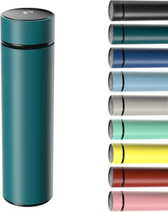 Customized Stainless Steel Temperature Sensor Vacuum Insulated Travel <b>Mug</b> with LED Display Battery Powered for Office Use - Product Image 1