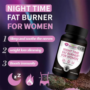 Brûleur de Graisse Nocturne OEM pour Femmes 60 Capsules Mélange Probiotique Complément Alimentaire pour <span class=keywords><strong>la</strong></span> Perte de Poids pour Brûler les Graisses et Tonifier - Product Image 5