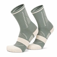 Chaussettes de randonnée en laine mérinos, lot de 5 paires, hauteur genou, rembourrées, thermiques, pour jeunes, adultes, famille, marche en plein air, vente en gros