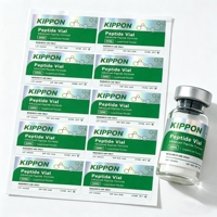 Etiqueta Holográfica de Trazabilidad para Frascos de Medicamentos de 3ml y 10ml, Etiqueta Adhesiva Impermeable Personalizada para Laboratorio Farmacéutico
