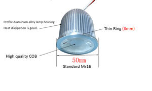 贝诺里24V 6w 8w 10w Cri95 CCT 2000K-6000K RGBW 2700K Mr16发光二极管点，用于Loxone脉宽调制KNX达利可调光DMX卡萨姆比智能控制 - Product Image 2