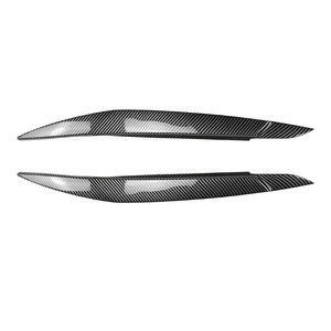 Bmw X6 E71 Headlight Eyebrows 2008 2014 Carbon Fiber Texture Front Decals Body Stickers Adhesive Car Exterior Decoration - Product Image 5