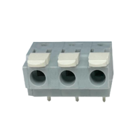 Connecteur de bornier de barrière en laiton à visser sur circuit imprimé, 15A 300V, résistant à 2000V