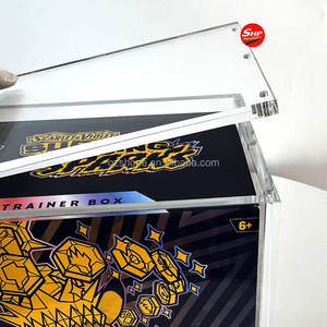 Boîte de présentation en acrylique de haute qualité SHP pour boîte de présentation ETB Pitch Black, protège-boîtes Elite <span class=keywords><strong>Trainer</strong></span> Box Pokemon, acrylique transparent - Product Image 4
