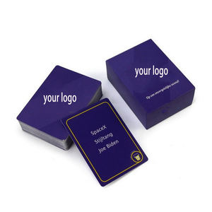 2024 cartes promotionnelles OEM logo impression double jeu <span class=keywords><strong>de</strong></span> cartes à jouer pour enfants table personnalisée créer un jeu <span class=keywords><strong>de</strong></span> cartes unique - Product Image 4