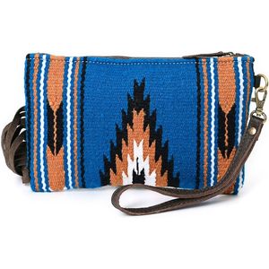 Cartera de mano occidental de lana hecha a mano para mujer con diseño de mini cremallera estilo monarca - Product Image 5