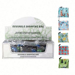 Sac de courses réutilisable écologique en polyester Ripstop 190T, grand sac fourre-tout pliable pour les courses - Product Image 6