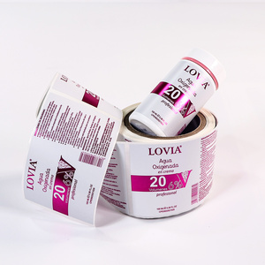 Rouleaux d'étiquettes personnalisées en feuille métallique pour produits cosmétiques, étiquettes autocollantes pour bouteilles de marque pour emballages de beauté - Product Image 3