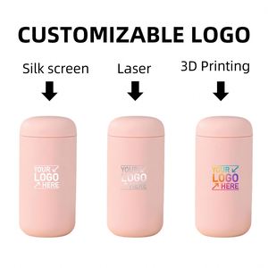 Custom logo 400ml <b>Coffee</b> Tumbler with Ceramic Interior and Splash Guard Vacuum Insulated Stainless Steel Travel <b>Coffee</b> Mug - Product Image 6