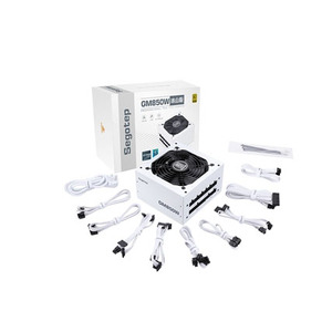ชุดจ่ายไฟคอมพิวเตอร์ Segotep GM850W สีขาว ATX3.0 GOLD แบบ Full Modular 850W สำหรับเกมมิ่งเดสก์ท็อปพีซี  กำลังไฟ 850w คุ้มค่าคุ้มราคา - Product Image 2