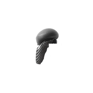 Couvercle de levier de changement de vitesse en Fiber de carbone, conception ergonomique pour Honda Civic de huitième génération - Product Image 1