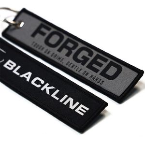 Nuevo Diseño Llavero de Regalo Tejido en China, Llavero con Etiqueta de Nombre, Llavero Jet Tag - Product Image 1