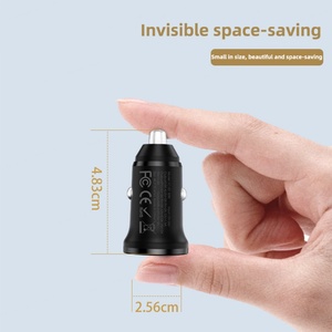 Cargador de Coche Portátil Mini con Doble Puerto y Carga Rápida Multifunción PD20W, Accesorios de Carga Tipo C - Product Image 3