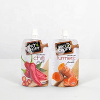 Pochette Doypack en plastique personnalisée pour liquides, avec bec verseur, pour jus de fruits et boissons