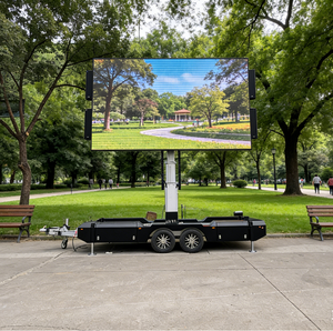 Remolque Móvil con Pantalla LED a Todo Color, Cartel Publicitario Digital Portátil para Exteriores, Ideal para Camiones, Ferias y Eventos Itinerantes - Product Image 1