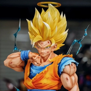 Figura in PVC di Son <span class=keywords><strong>Goku</strong></span> e Gohan, personaggi dei cartoni animati Dragon Ball, 34 cm - Product Image 4