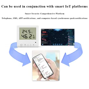 Alta precisione LCD per interni digitale igrotermografo elettronico di temperatura e umidità sensore Premium strumenti di temperatura