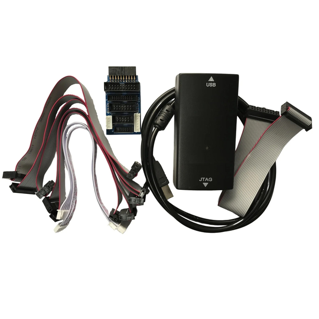 J-Link V9 J Link V9 Adapter for ARM Emulator Switching Board Flat Ribbon Cable for STM32 USB JTAG Debug Tool for Car