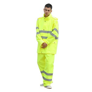 Impermeabile da ciclismo impermeabile ad alta riflessione, giacca, giacca, cappotto antipioggia, protezione antipioggia, per motociclisti - Product Image 1
