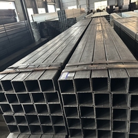 Prix ​​bas, tubes carrés et rectangulaires en acier galvanisé MS 40*40*1.6 40*80*1.8, provenant d'un fabricant chinois