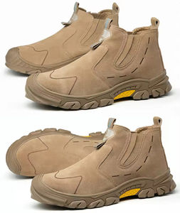 Botas de senderismo para uso en exteriores, zapatos para hombre con altura media a la pantorrilla, impermeables y antideslizantes para hombre - Product Image 4