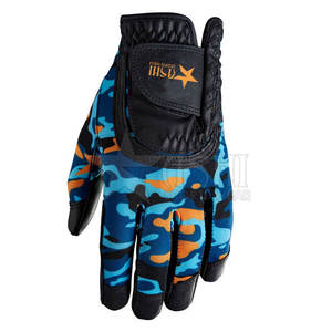 Nuevo diseño, venta directa de fábrica, transpirable Golf guante de blanco y negro, guantes de Golf de piel de oveja de carreras impermeables de cuero práctico - Product Image 2