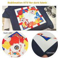Fournisseur de vinyle Recyclable Textil Glossy Matte Used Dark Fabric Shirts Heatpress Christmas Heat Transfer Vinyl Sublimation HTV