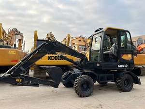 Excavadora Hyundai de segunda mano, excavadora de ruedas de 6 toneladas R60W, excavadora compacta de 6 toneladas, maquinaria ensacadora, excavadora de segunda mano, de Corea, R60W, de la marca Corea del Norte, y de la máquina de ensacado compacto, de dos años - Product Image 5