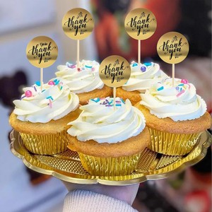 <span class=keywords><strong>Rouleau</strong></span> d'autocollants de remerciement personnalisés ronds en or métallique de luxe, 500 pièces, 1 pouce, avec impression florale en écriture cursive pour l'emballage des petites entreprises - Product Image 5
