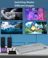Commutateur matriciel vidéo HDMI 4x4 DT-7444SF 4 entrées 4 sorties 4K 60Hz avec audio et prise en charge RS232