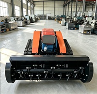 Tondeuse à gazon sans fil diesel 4 temps télécommandée pour terrains extérieurs complexes, haute efficacité et grande durabilité