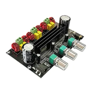 5.0 2*80W+100W TPA3116D2 Audio Power Amplifier Board 2.1 Channel TPA3116 Stereo Subwoofer Equalizer AUX Class D Amp