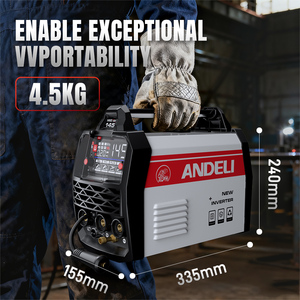 Soldadora MIG-145 ANDELI 110V/220V MMA <span class=keywords><strong>TIG</strong></span> con Flujo y Gas - Product Image 3
